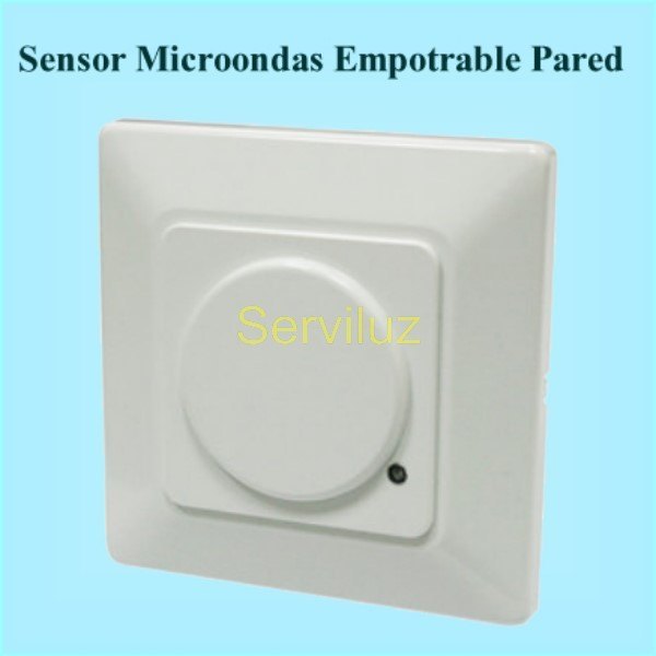 Detector de movimiento Sensor Microondas Empotrable de Pared Detector de movimiento Sensor Microondas Empotrable de Pared